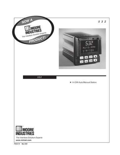 532 - 1/4 DIN Auto/Manual Backup Station