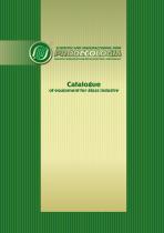 Catalogue  of equipment for glass industry