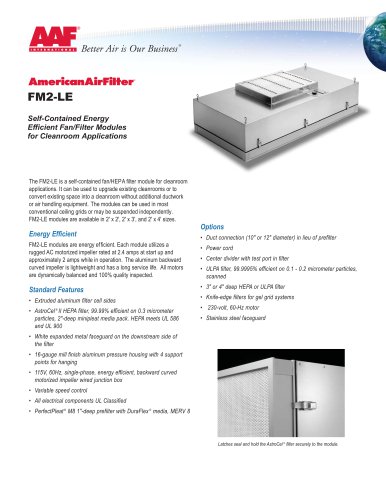 FM2-LE Fan/Filter Modules