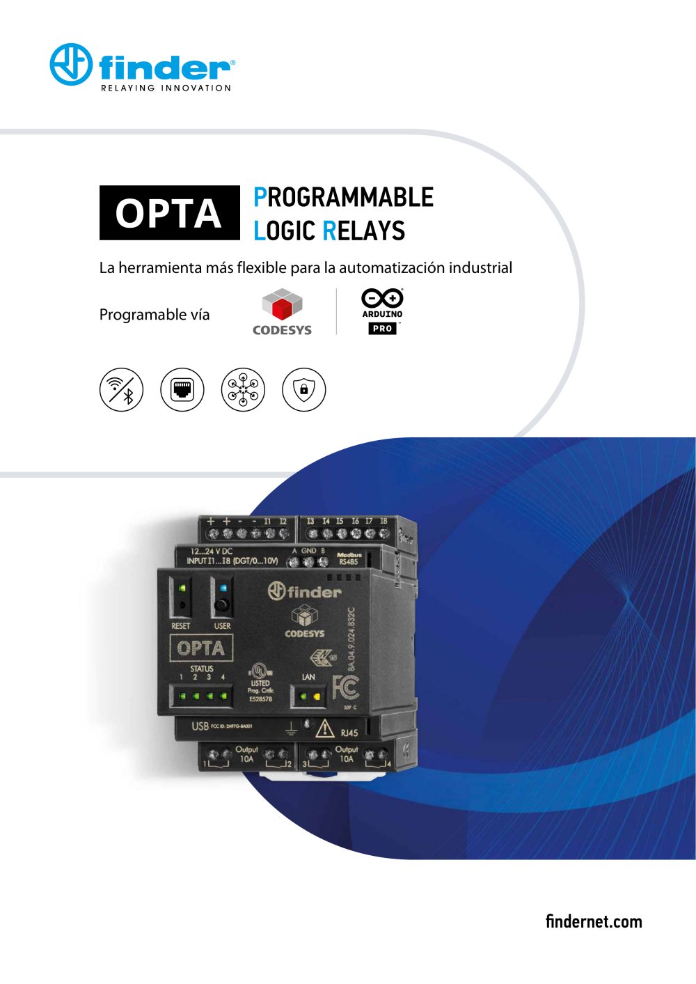 Cat&aacute;logo OPTA Serie 8A - FINDER S.p.A. con unico socio