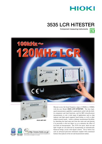 HIOKI 3535 LCR HiTESTER