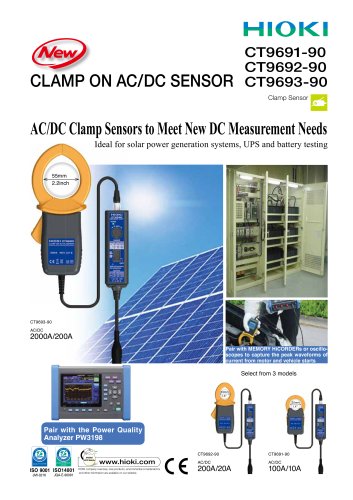 HIOKI CT969X-90 AC/DC Clamp On Sensor Series