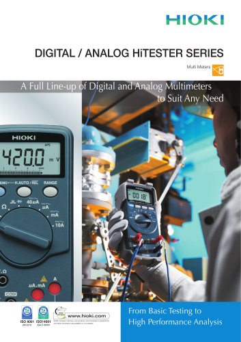 HIOKI Digital HiTESTER Series