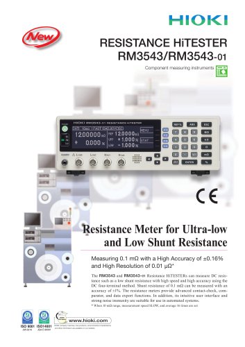 HIOKI RM3543 Resistance HiTESTER