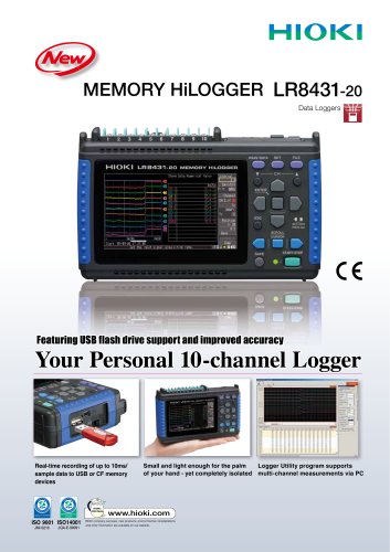 LR8431-20 MEMORY HiLOGGER