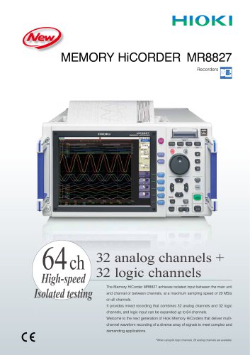 MR8827 Memory HiCorder