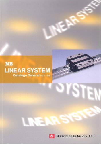 LINEAR SYSTEM Catalogo General no. 172s