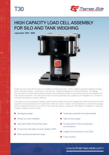 T30 Load cell Data sheet