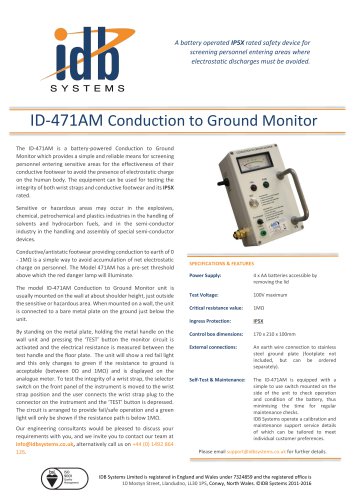 ID-471AM Conduction to Ground Monitor