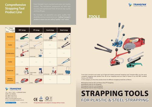 STRAPPING TOOLS