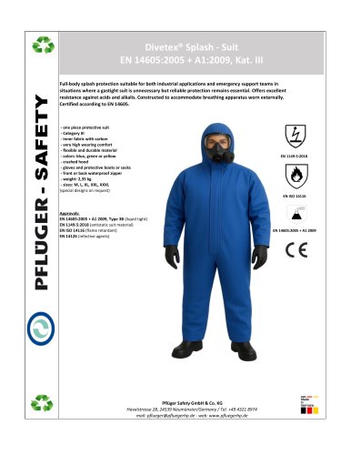 Chemical Protection Overall Datasheet