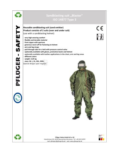 Sandblasting Suit