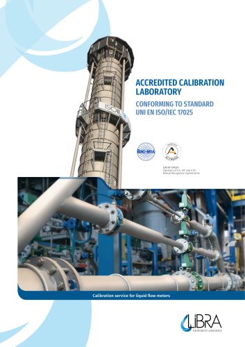 LiBRA: ACCREDITED Calibration laboratory conforming to standard UNI EN ISO/IEC 17025
