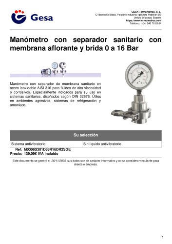 M0306S301 series