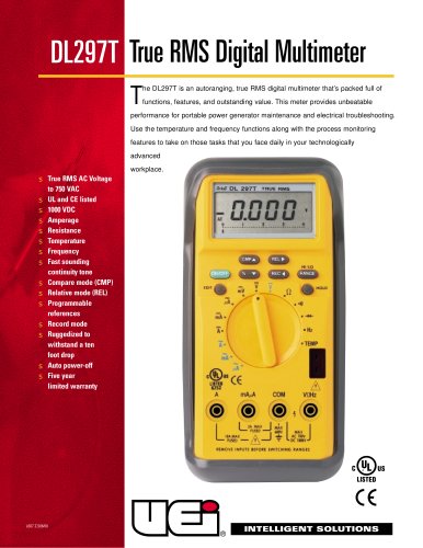 Compact Digital Multimeter DL297T