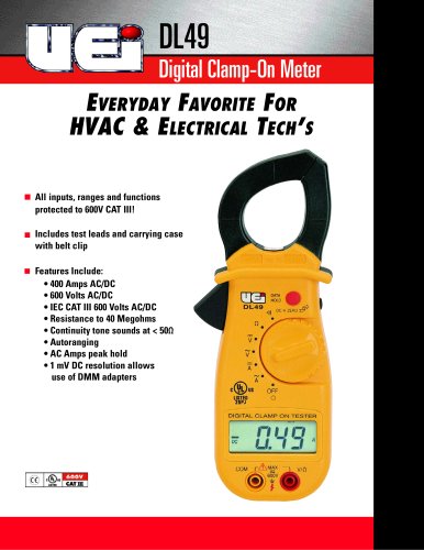 DL49 Digital Clamp-on Multimeter 