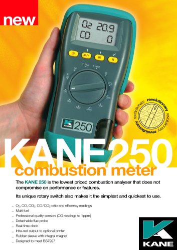 KANE250 Combustion Meter 