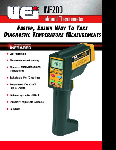 The INF200 Infra-red thermometer