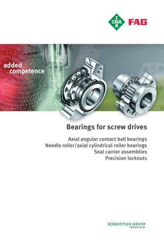 Bearings for screw drives  (TPI 123)