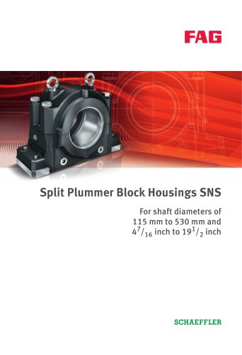 Split Plummer Block Housings SNS