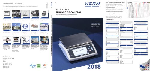 BALANZAS & SERVICIO DE CONTROL 2018