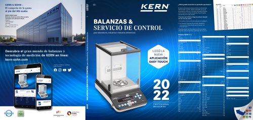 Balanzas & Servicio de control 2022