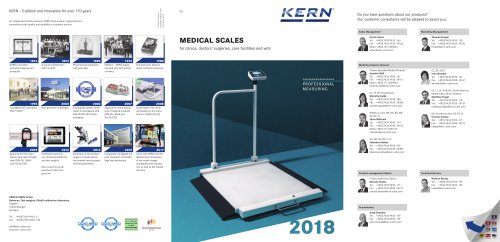 MEDICAL SCALES 2018