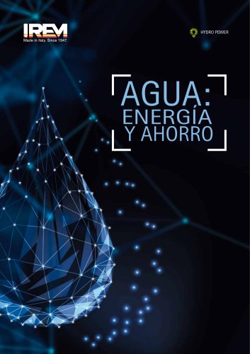 AGUA: ENERGÍA Y AHORRO