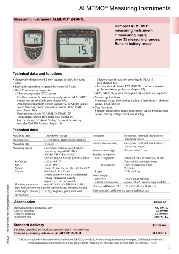 ALMEMO&reg; 2450-L