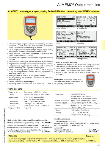 ALMEMO&reg; 8006-RTA3
