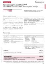 Digital precision resistance sensor Pt100 