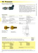 Pressure sensors FDA602L