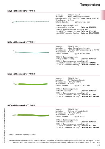 Thermo-wires 
