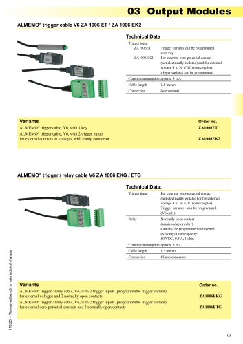 Trigger cable