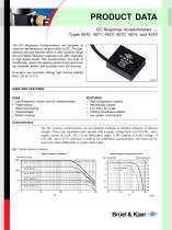 DC Response Accelerometers  Types 4570, 4571, 4572, 4573, 4574, and 4575
