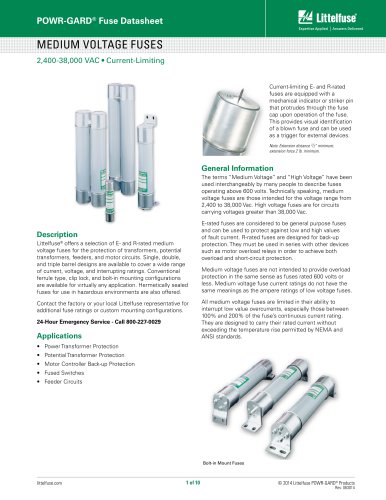 Littelfuse Medium Voltage Product Brochure