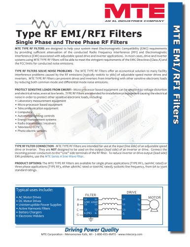 RFI and EMI Filters