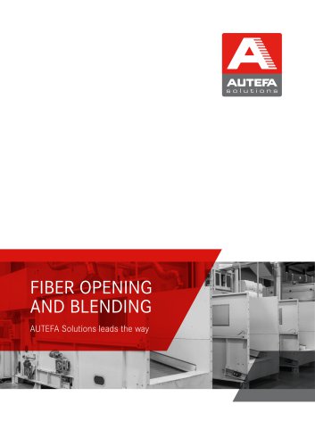 FIBER OPENING AND BLENDING 2026