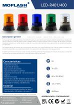 Ficha técnica - Baliza LED-401/400 - 1