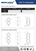 Ficha técnica - Baliza LED-TL Montaje - 3