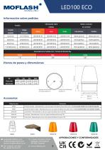 Ficha técnica - Baliza LED100 - 2