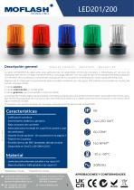 Ficha técnica - Baliza LED201-200 - 1