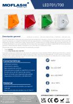Ficha técnica - Baliza LED701-700 - 1