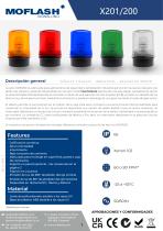 Ficha técnica - Baliza X201-200 - 1