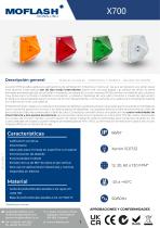 Ficha técnica - Baliza X700 - 1
