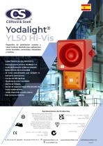 Ficha técnica - Señal acústica/visual C&S YL50 Hi Vis - 1