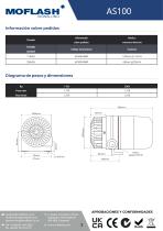 Ficha técnica - Sirena motorizada AS100 - 2