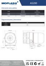 Ficha técnica - Sirena motorizada AS200 - 2