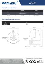 Ficha técnica - Sirena motorizada AS400 - 2