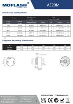 Ficha técnica - Zumbador AE20M - 2